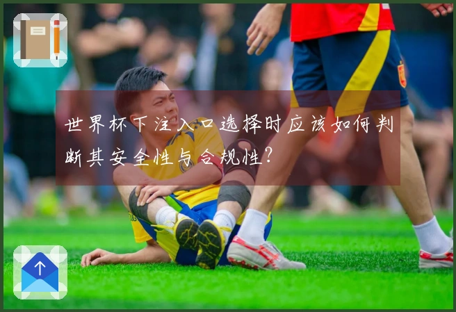 世界杯下注入口选择时应该如何判断其安全性与合规性？