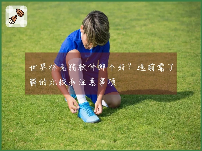 世界杯竞猜软件哪个好？选前需了解的比较和注意事项