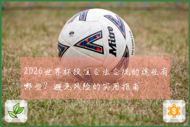 2026世界杯投注合法合规的途径有哪些？避免风险的实用指南